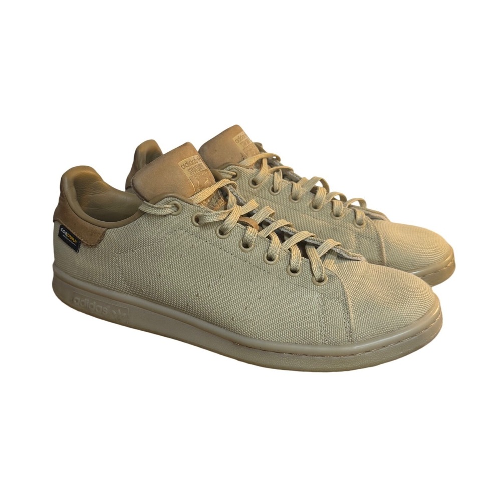 Adidas Stan Smith Cordura Beige Tan Low Top Sneakers GZ2593 Mens 10.5